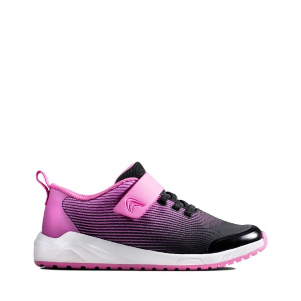 Clarks Girls Aeon Pace Kid Trainers Pink | USA-3925608